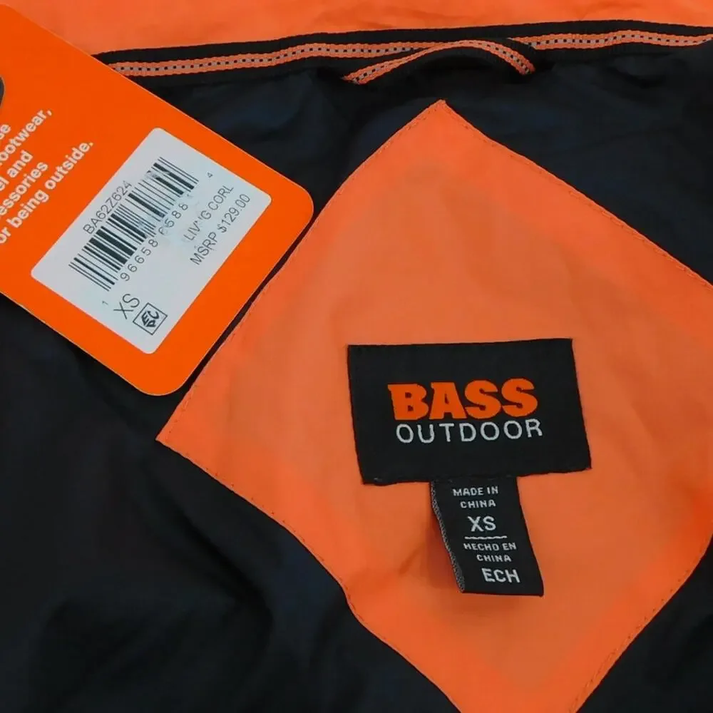 Bass Outdoor Women's Discovery Full Zip Puffer Winter Jacket Coral XS New - Picture 7 of 12